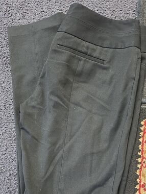 New 4R 30x30 Black Dress Pants Express Editor Stretch Flat Front 4 Pkt Pleated C